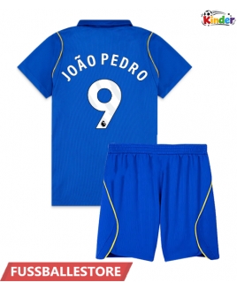 Günstige Chelsea Joao Pedro #9 Heimtrikotsatz Kinder 2026-27 Kurzarm (+ Kurze Hosen)